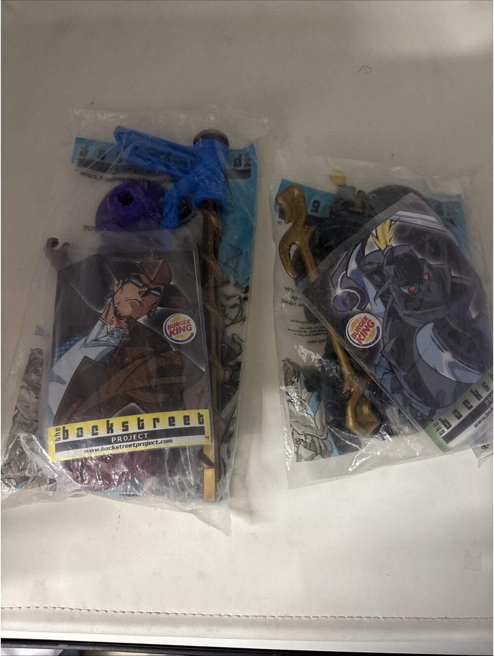 Vintage 2000 Burger King The Backstreet Project Set Of 2, New In Package